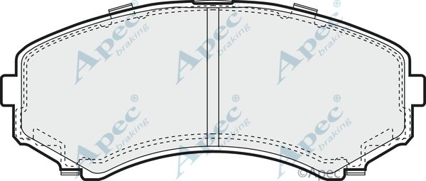 APEC BRAKING Jarrupala, levyjarru PAD1244